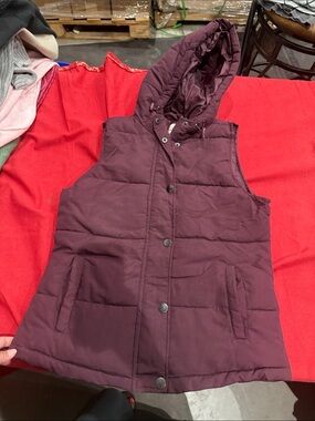 Maralyn & Me Burgundy Jacket